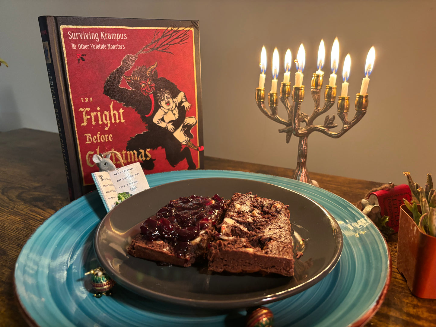 Krampus-Bait Brownie