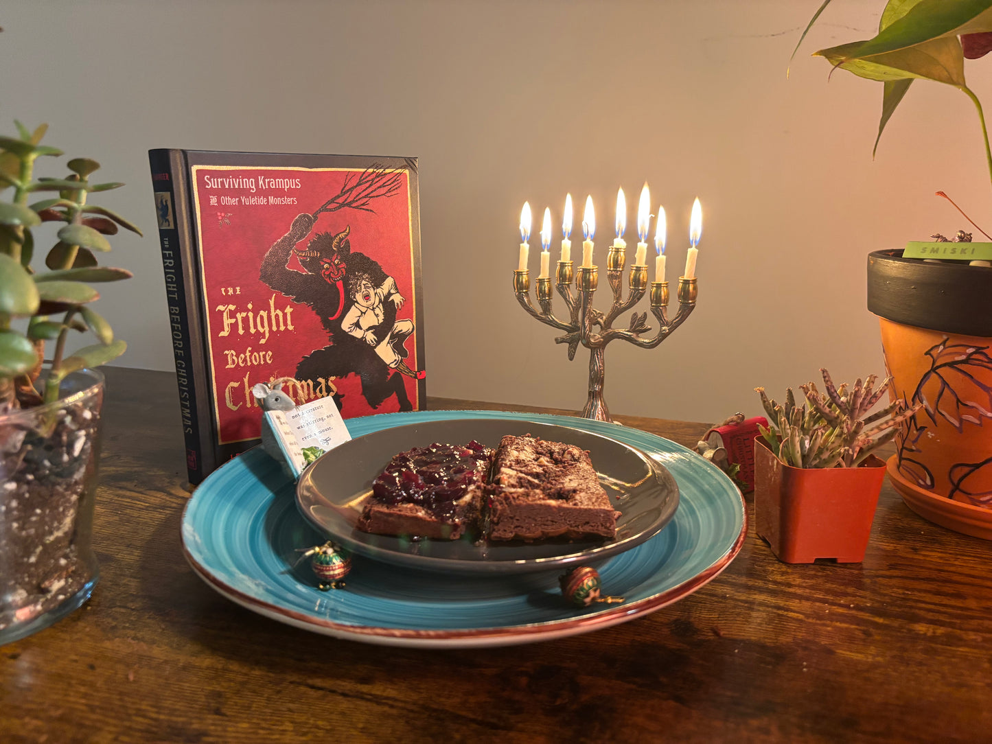 Krampus-Bait Brownie