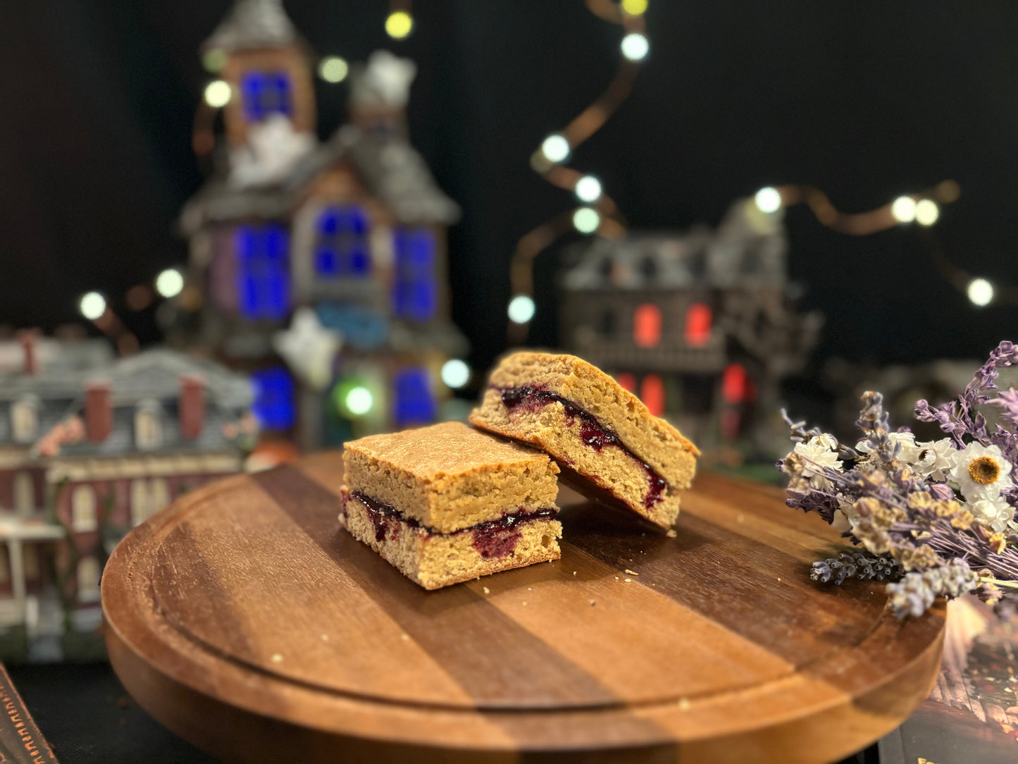 Fae-Blood Blondie (Olallieberry Blondie)