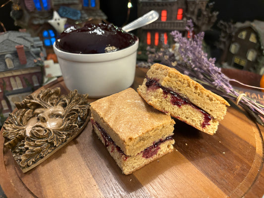 Fae-Blood Blondie (Olallieberry Blondie)