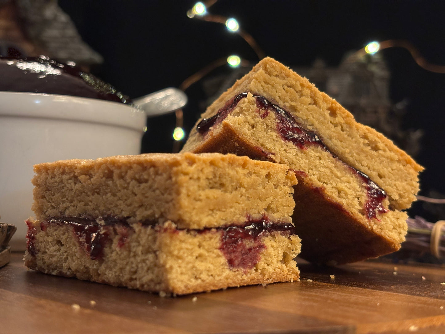 Fae-Blood Blondie (Olallieberry Blondie)